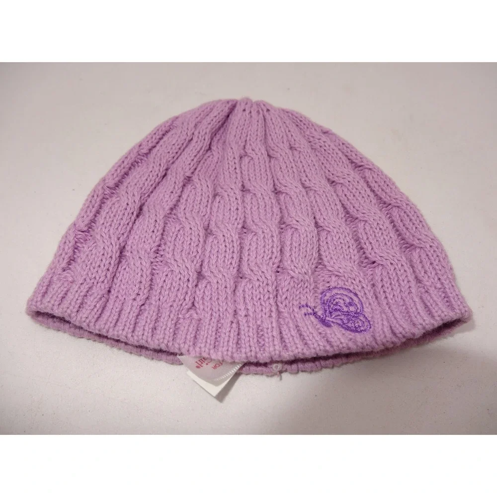 American Girl 2010 Pretty & Plaid Dress Cozy Knit Beret Hat only Lavender Doll